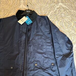 Barbour Domus Waterproof Breathable Mens Jacket Navy Blue NWT